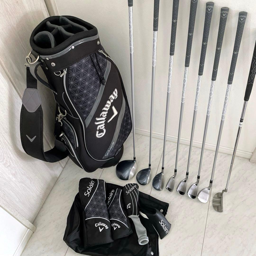 使用少なめ美品　最新モデル　キャロウェイ　ソレイユ　レディースゴルフクラブセット