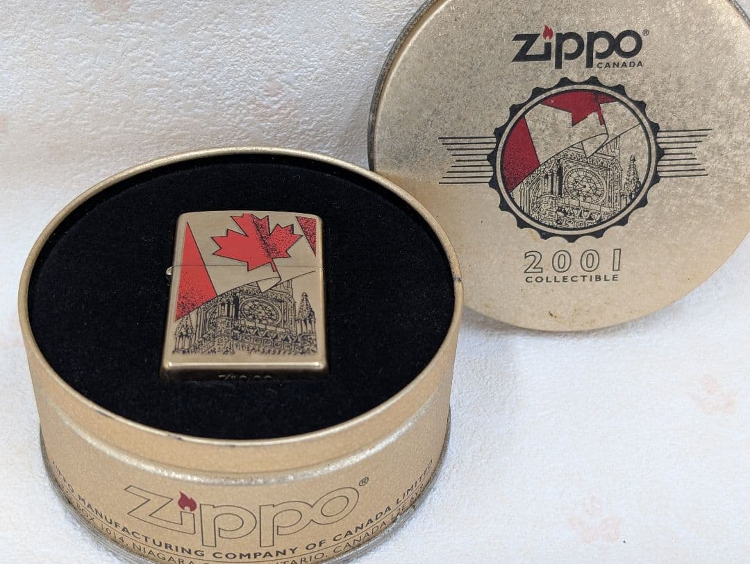 未使用品 2001年 カナダZippoライター