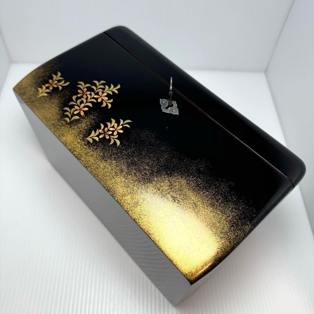 希少 未使用 輪島塗 宝石箱 宝物箱 鍵付き 漆器 伝統工芸 輪島漆器