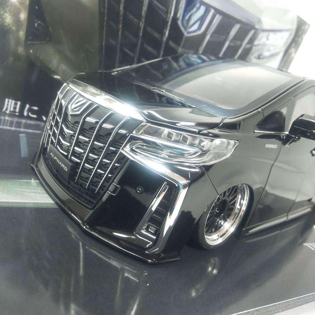 〓1/18スケール〓30後期アルファード カスタム〓BBSLM20インチ〓