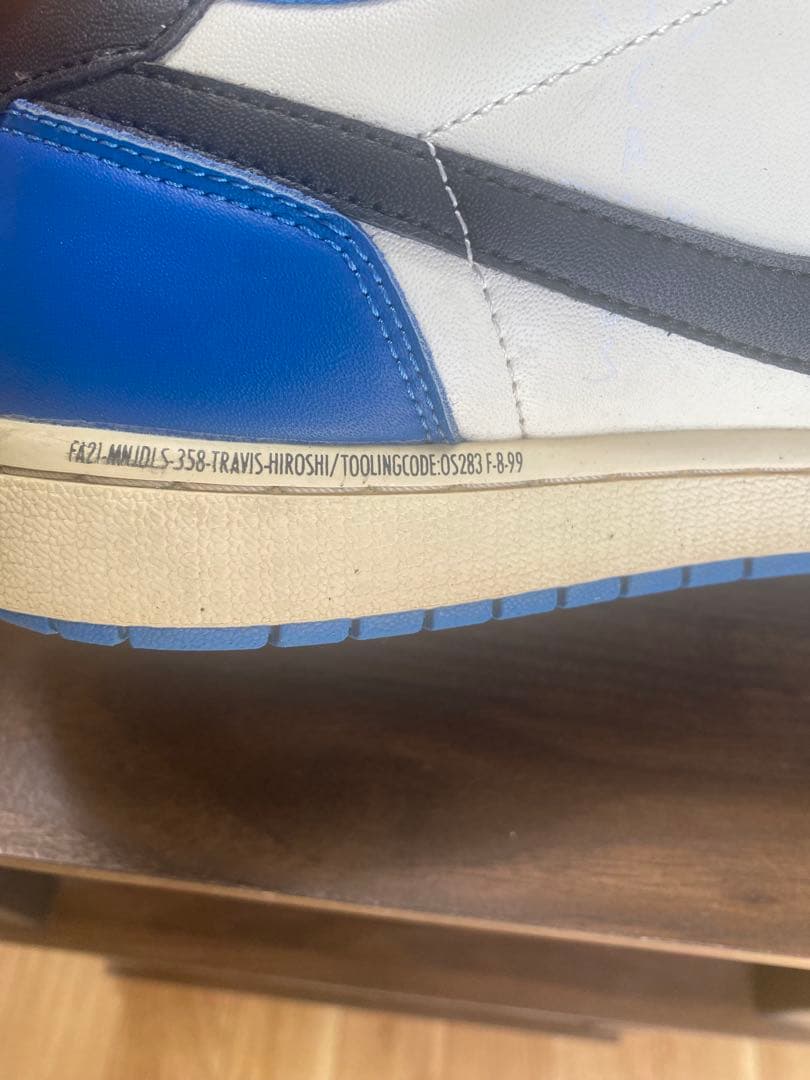 NIKE AJ1 LOW TS × FRAGMENT 27.0cm