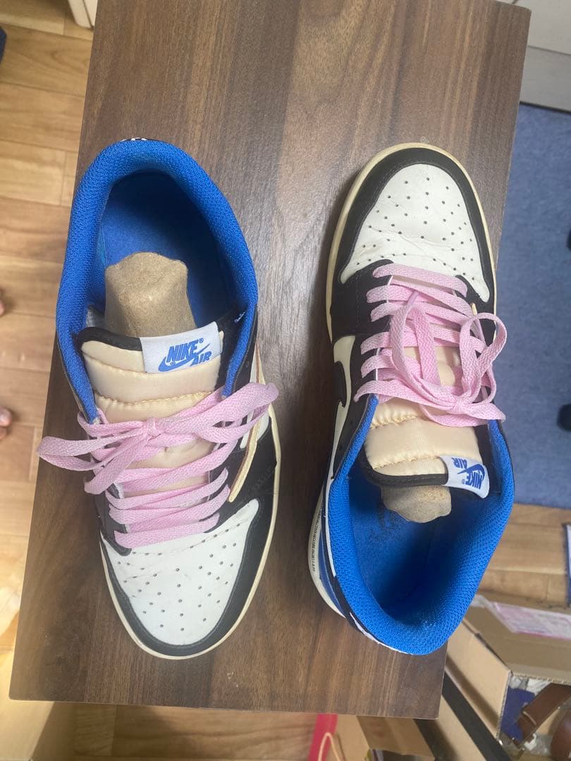 NIKE AJ1 LOW TS × FRAGMENT 27.0cm