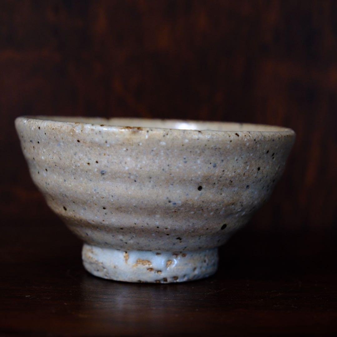 【10月18日まで】小林東五　井戸盃　抜群のあがり　共箱　大井戸型