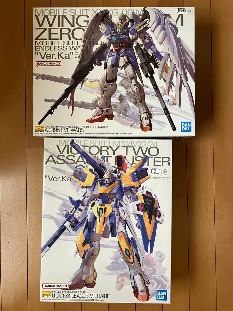 【新品】MG ウイングガンダムゼロEW Ver.Ka、V2アサルトバスター