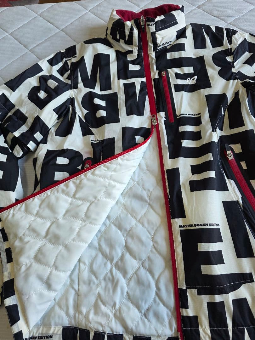 美品マスターバニーフード付き中綿ブルゾン4