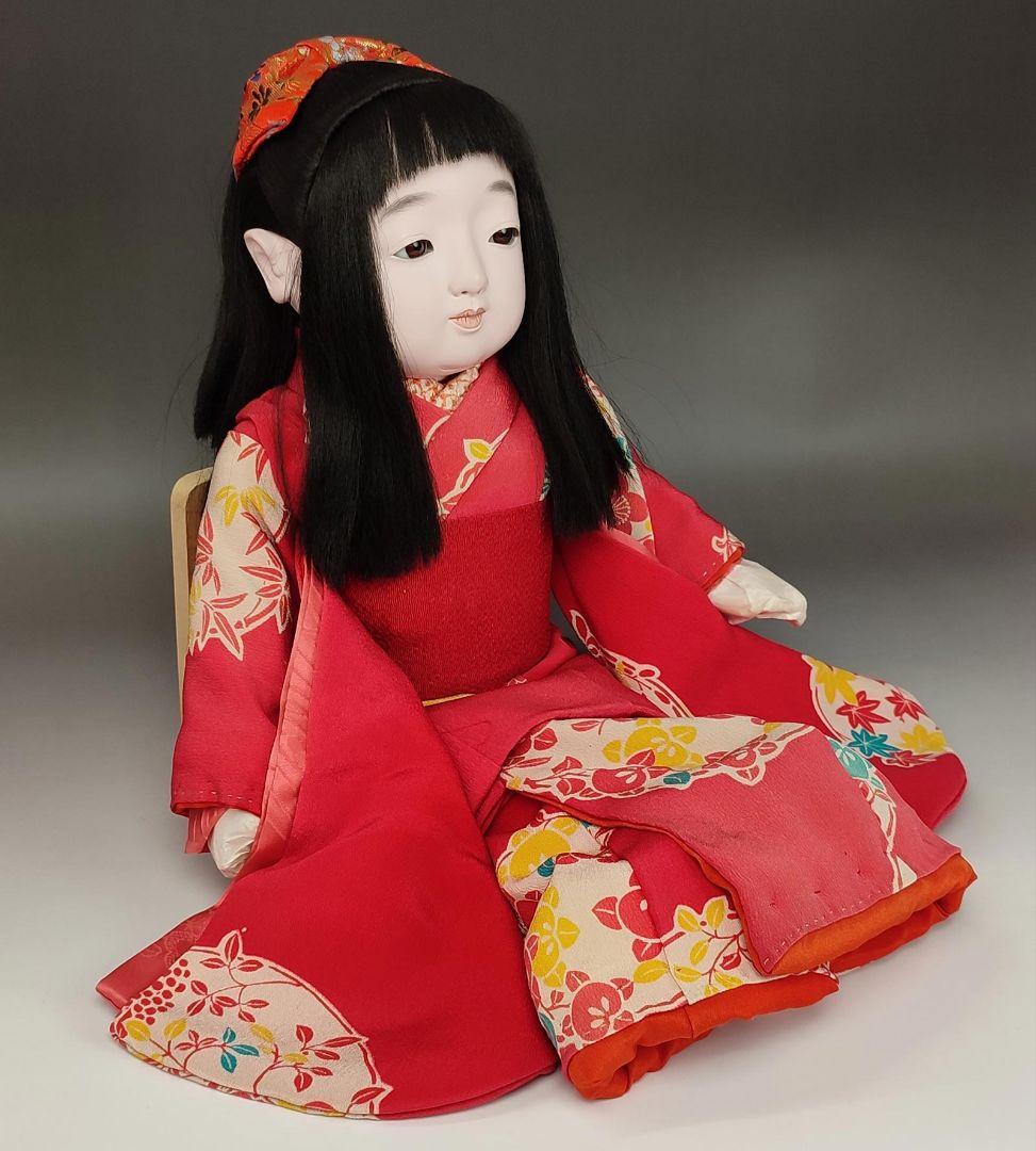 松乾斎東光作　12号すわり市松人形