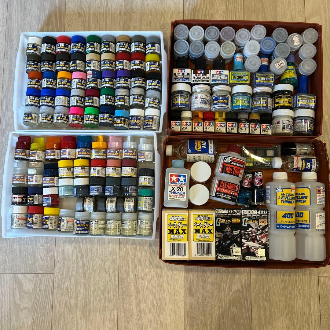 プラモデル 制作セット　リニアコンプレッサーL5 エアブラシ　ピンバイス　他