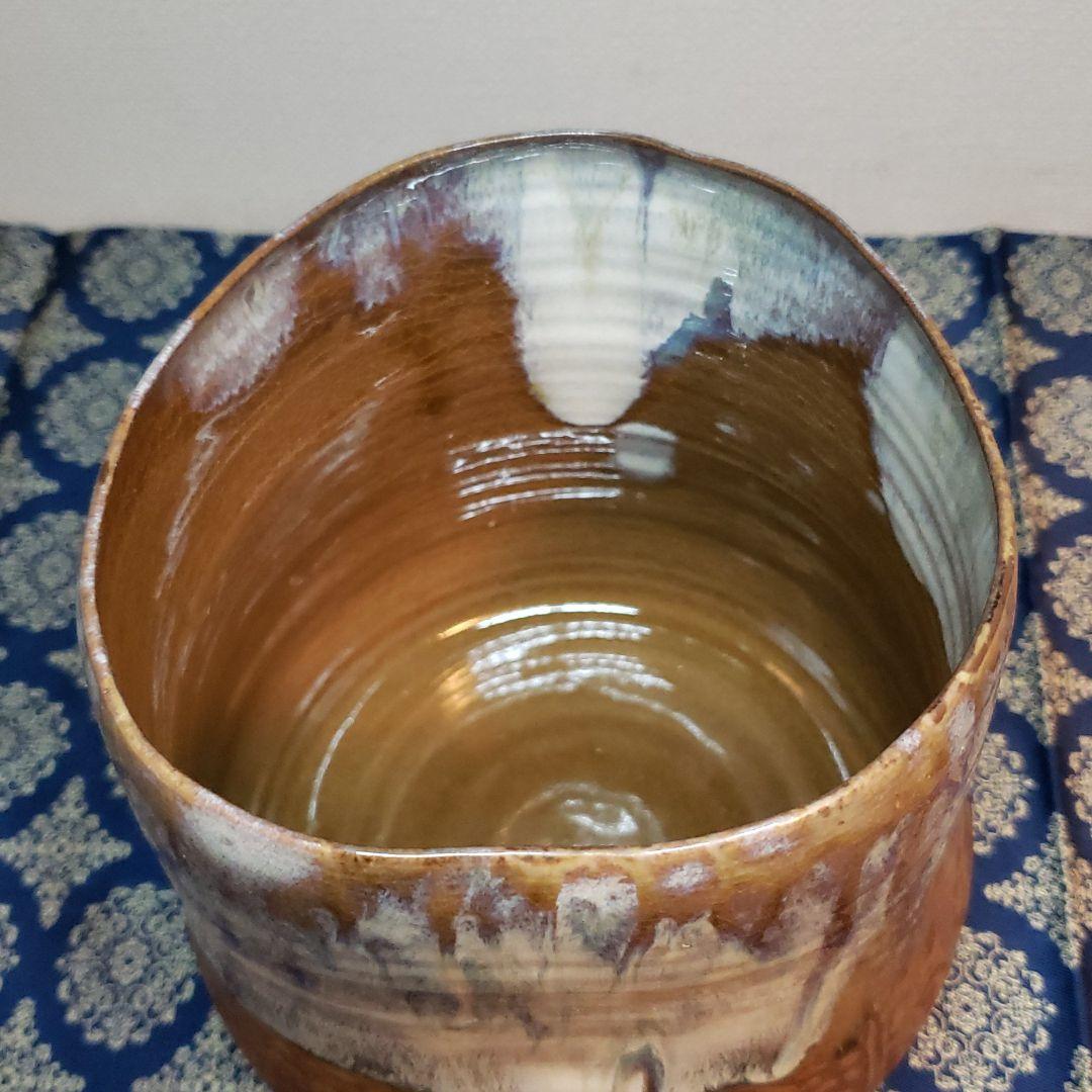 茶道具　味楽作高取水指 久田宗匠書付