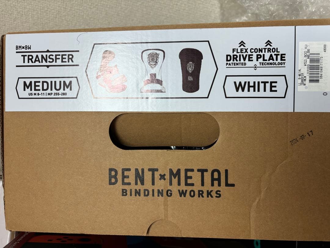 美品　ベントメタル　ビンディング　トランスファー　Mサイズ　24-25