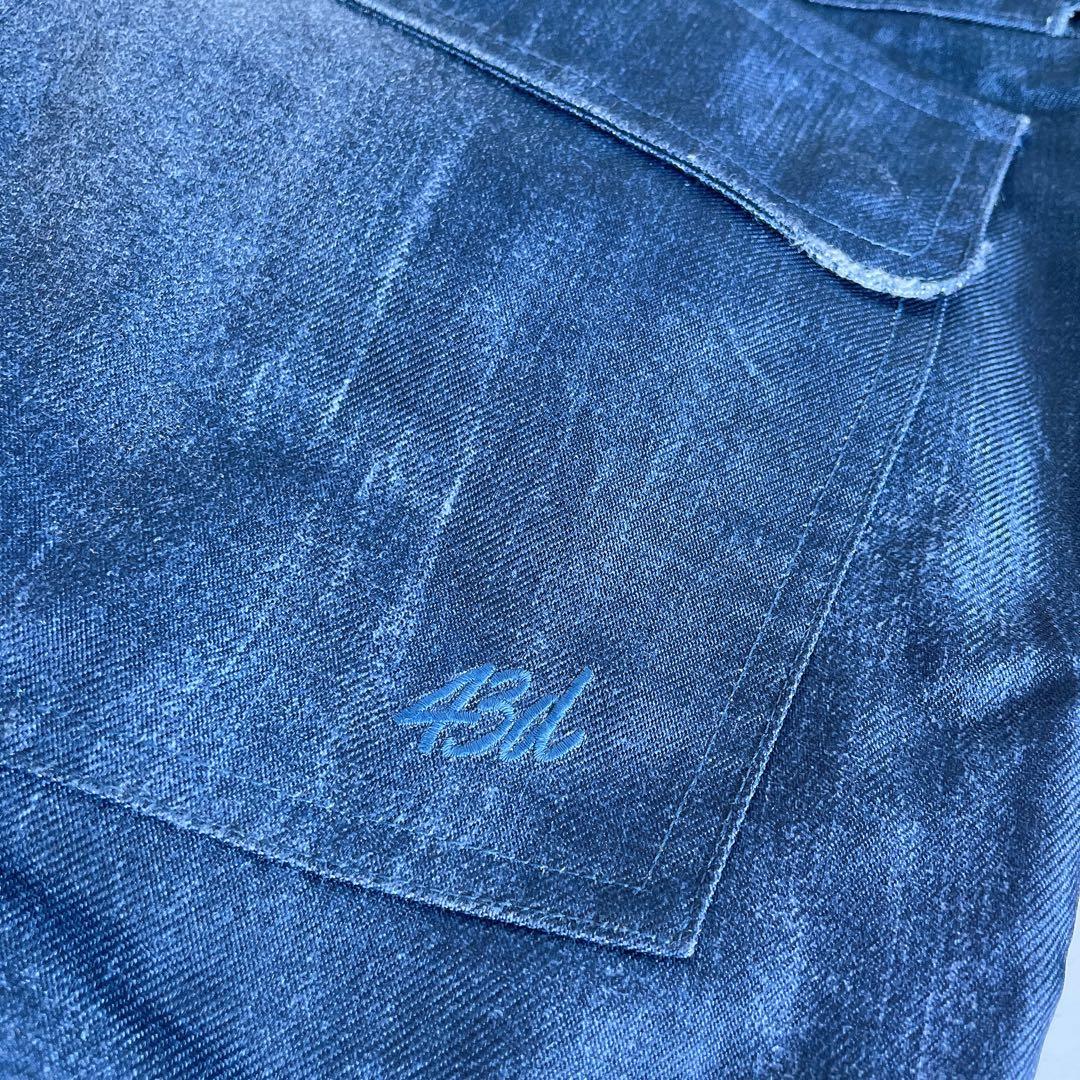 43DEGREES スノーボード　ウェア　パンツ　ブルー