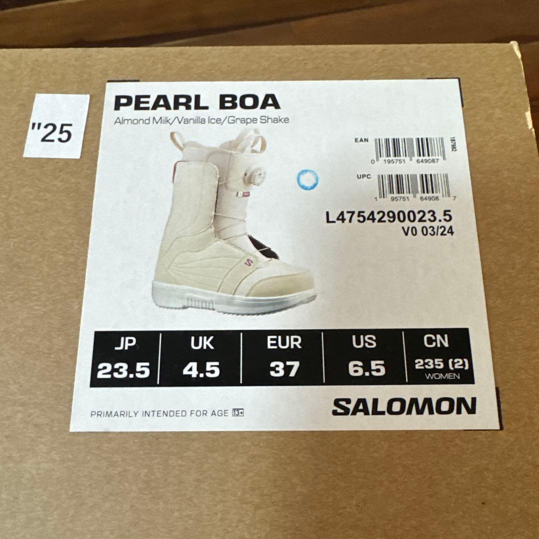 SALOMON スノーボードブーツ ホワイト