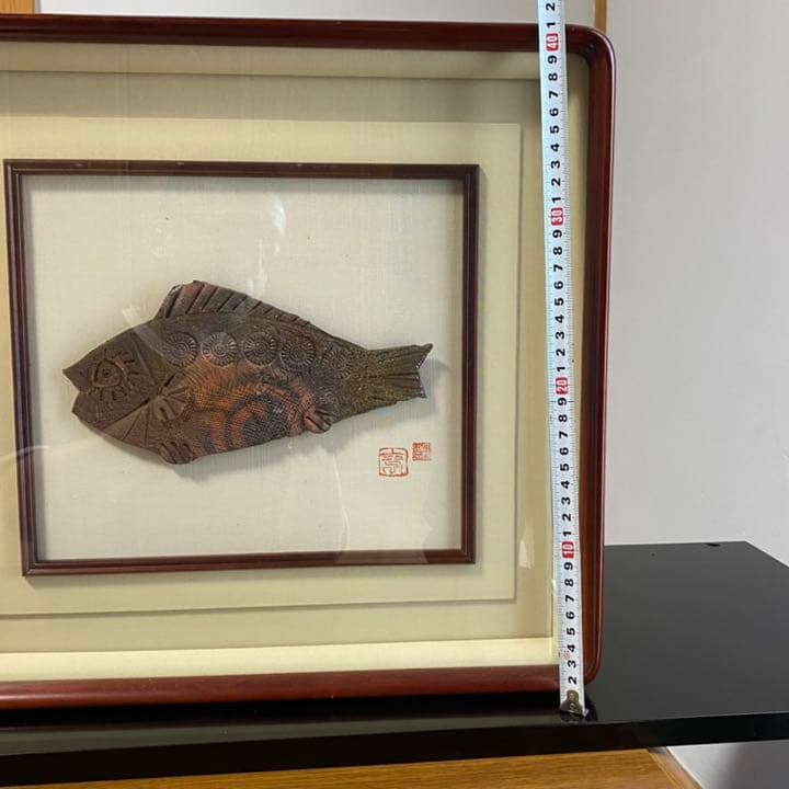 壁掛け　飾り瓦　焼き物