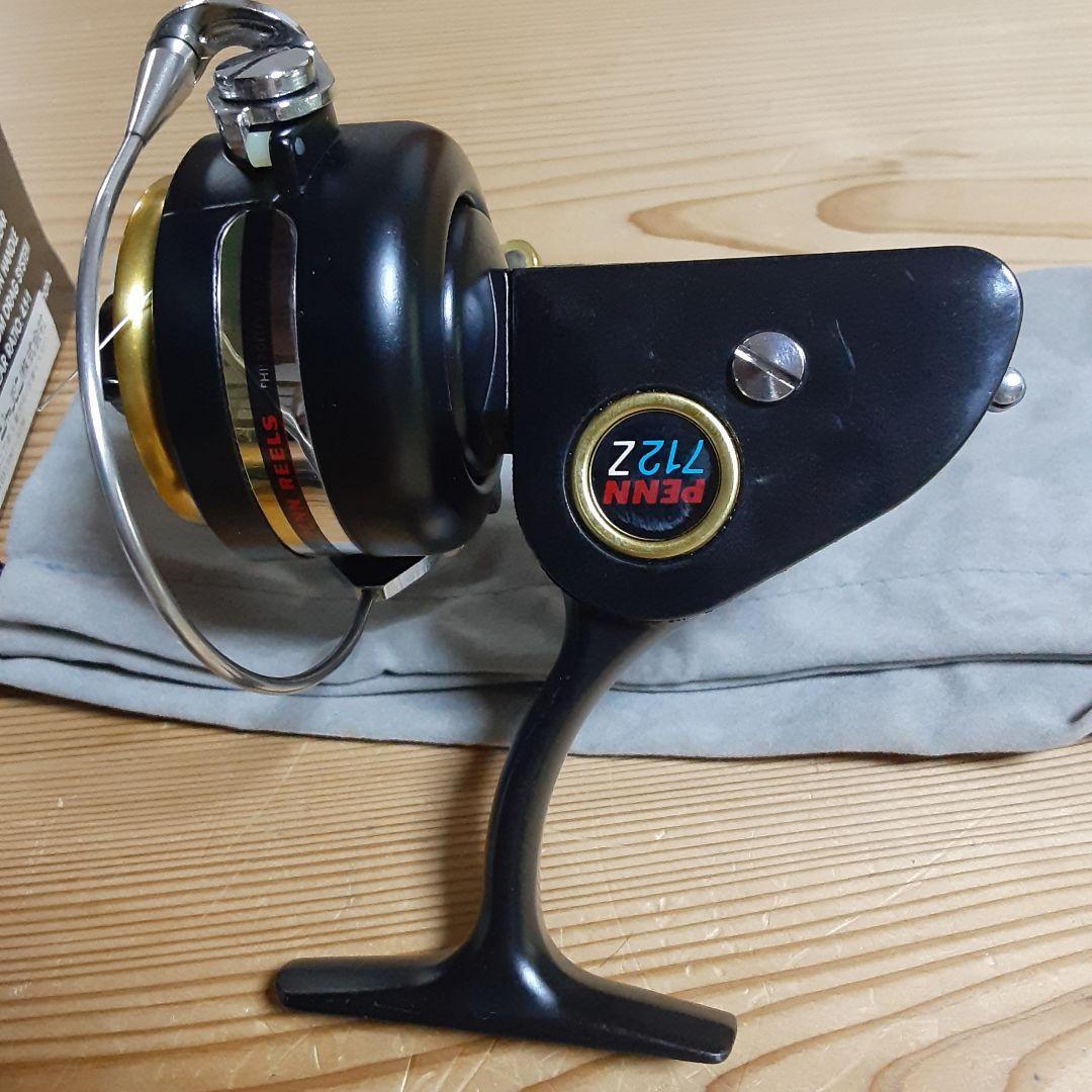 Penn 712Z スピニングリール ブラック/ゴールド
