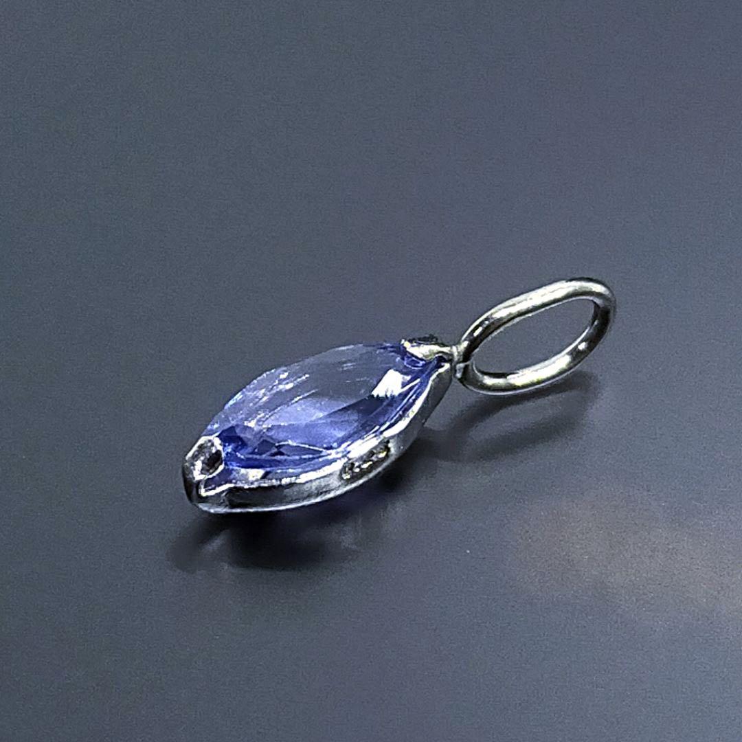 Pt900タンザナイトのペンダントトップ