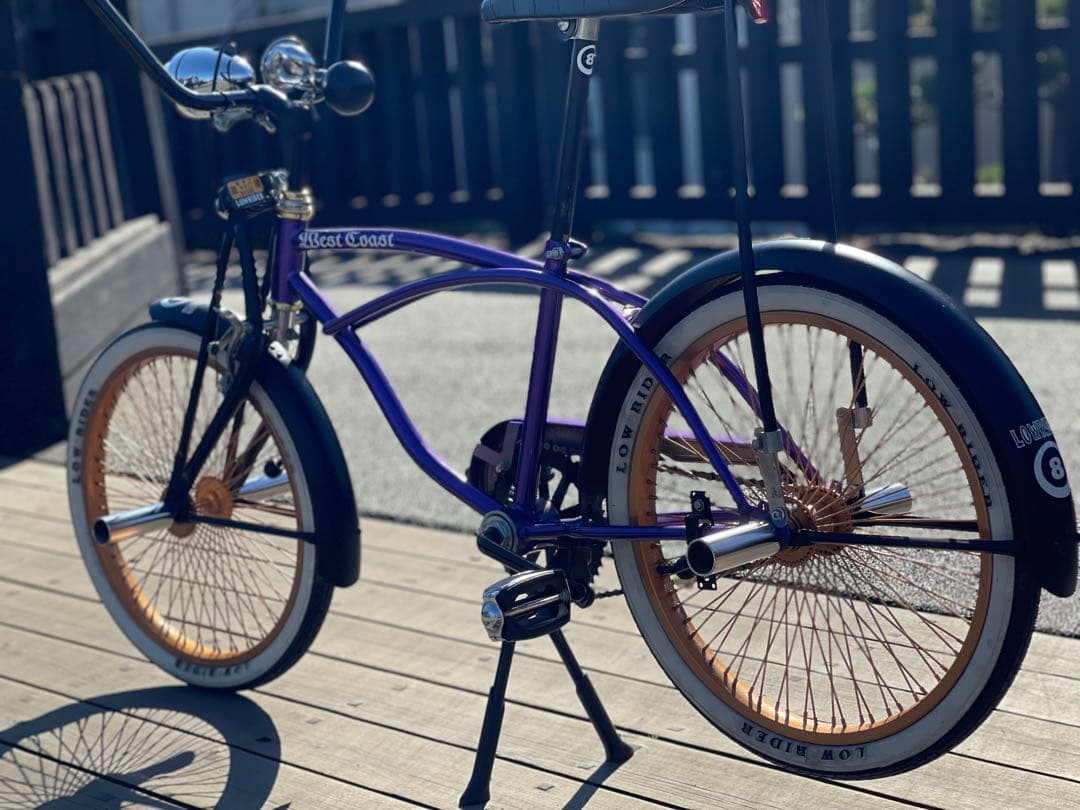 20インチ ローチャリ ローライダー lowrider 紫 ムラサキ ビークル