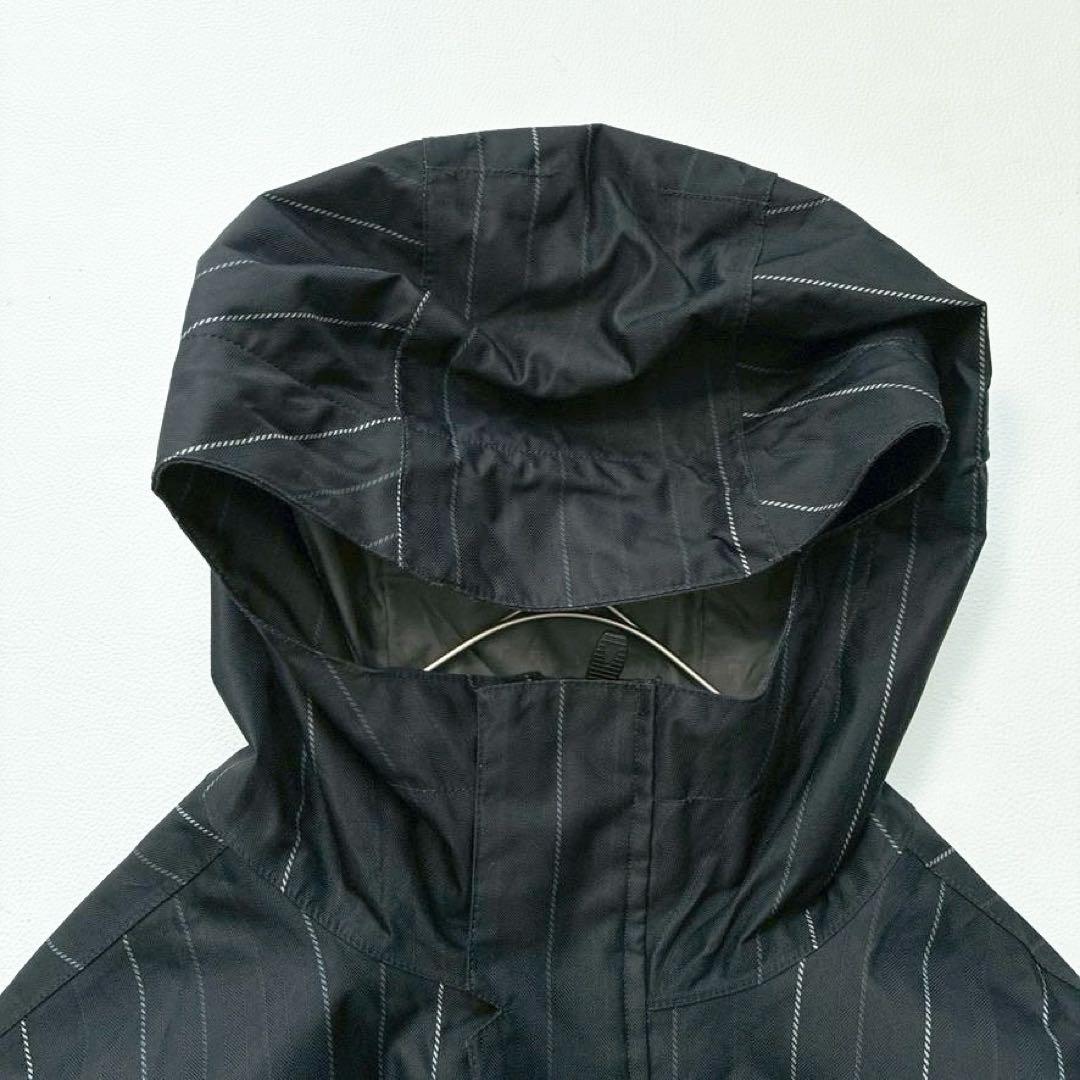 【高機能】BURTON スノボジャケット L DRYRIDE 黒 ストライプ