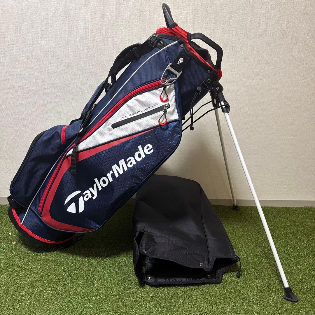 美品! TaylorMade テーラーメイド キャディバッグ スタンド式