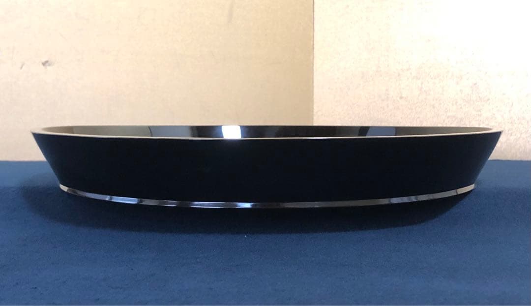 《レ》茶道具 八卦盆 螺鈿 青貝 塗師 宗哲 木製漆器 共箱　251104う3