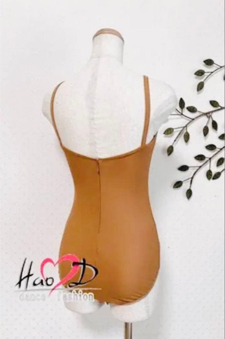 新品★ラテンタン★M★レオタード★胸パット付きインナー★バレエ
