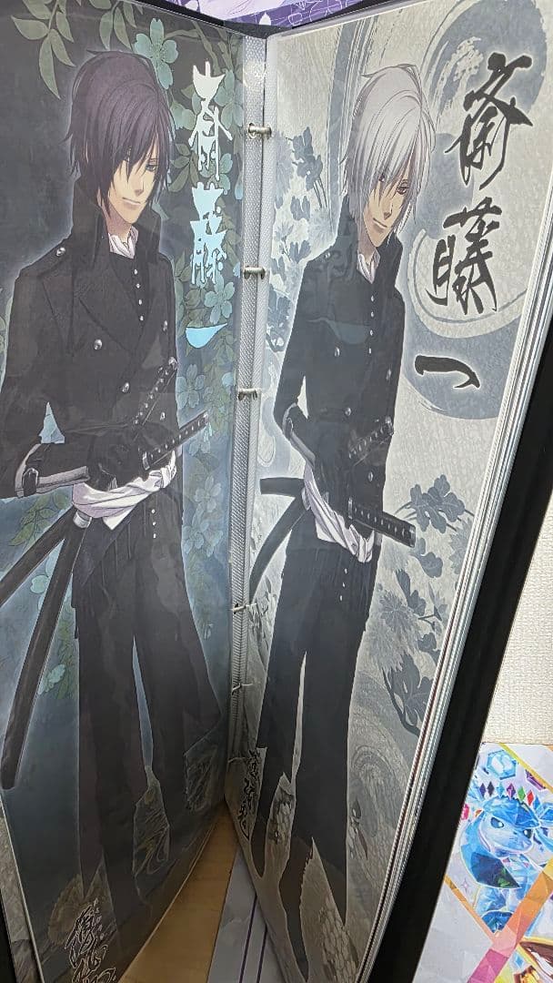 【希少】薄桜鬼　等　スティックポスター　多数まとめセット　専用ファイル付