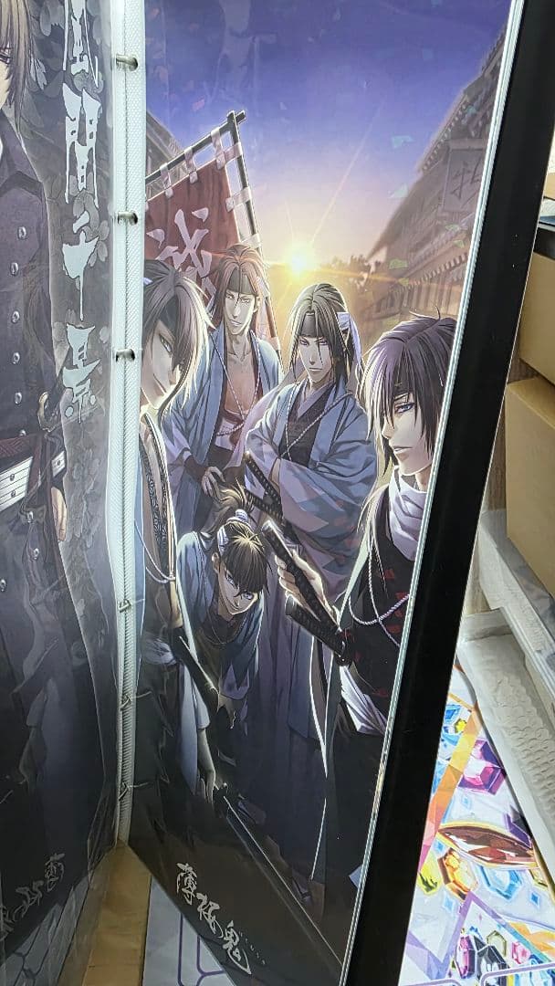 【希少】薄桜鬼　等　スティックポスター　多数まとめセット　専用ファイル付