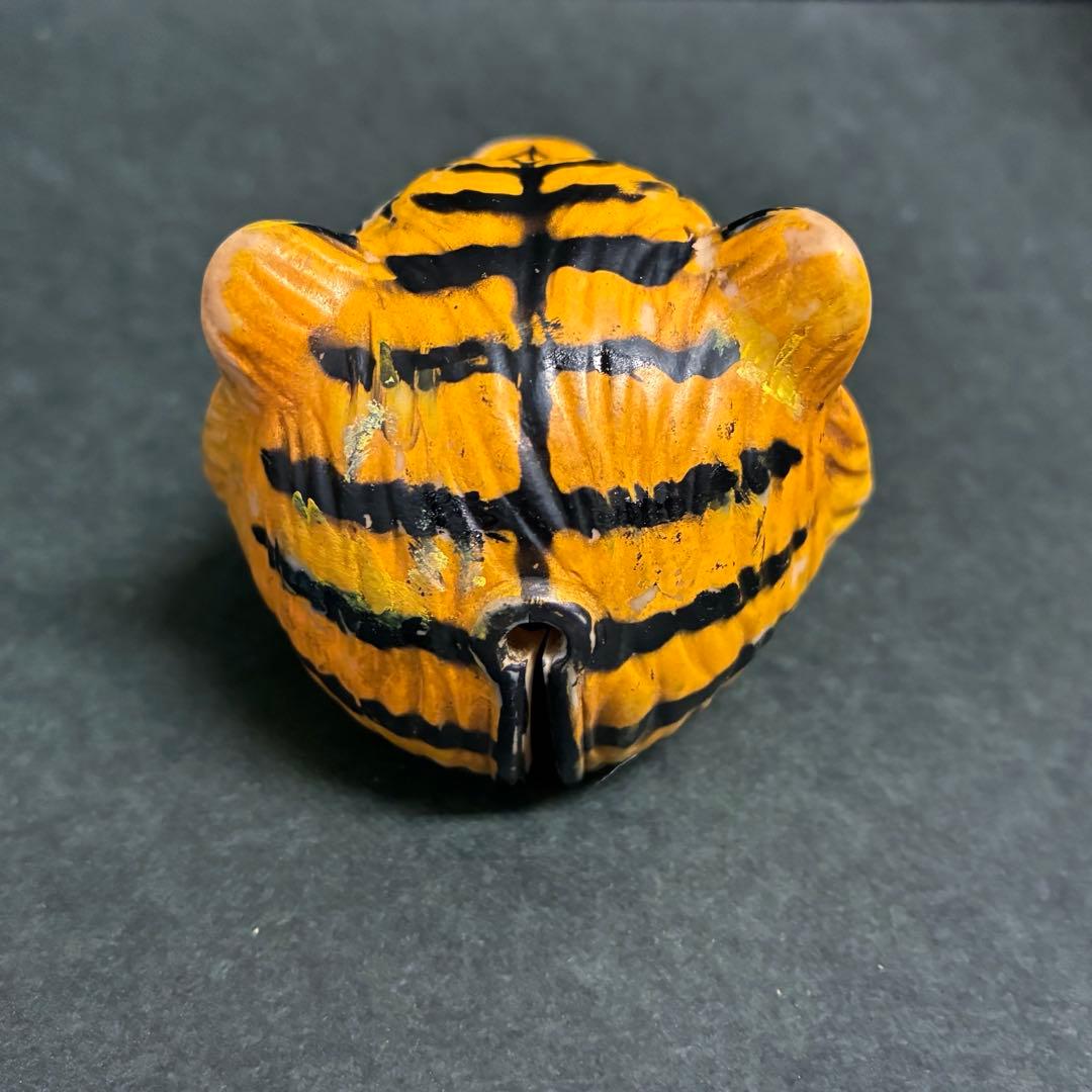 【昭和当時物】■ 中嶋製作所 マスク面取れ タイガーマスク ソフビ