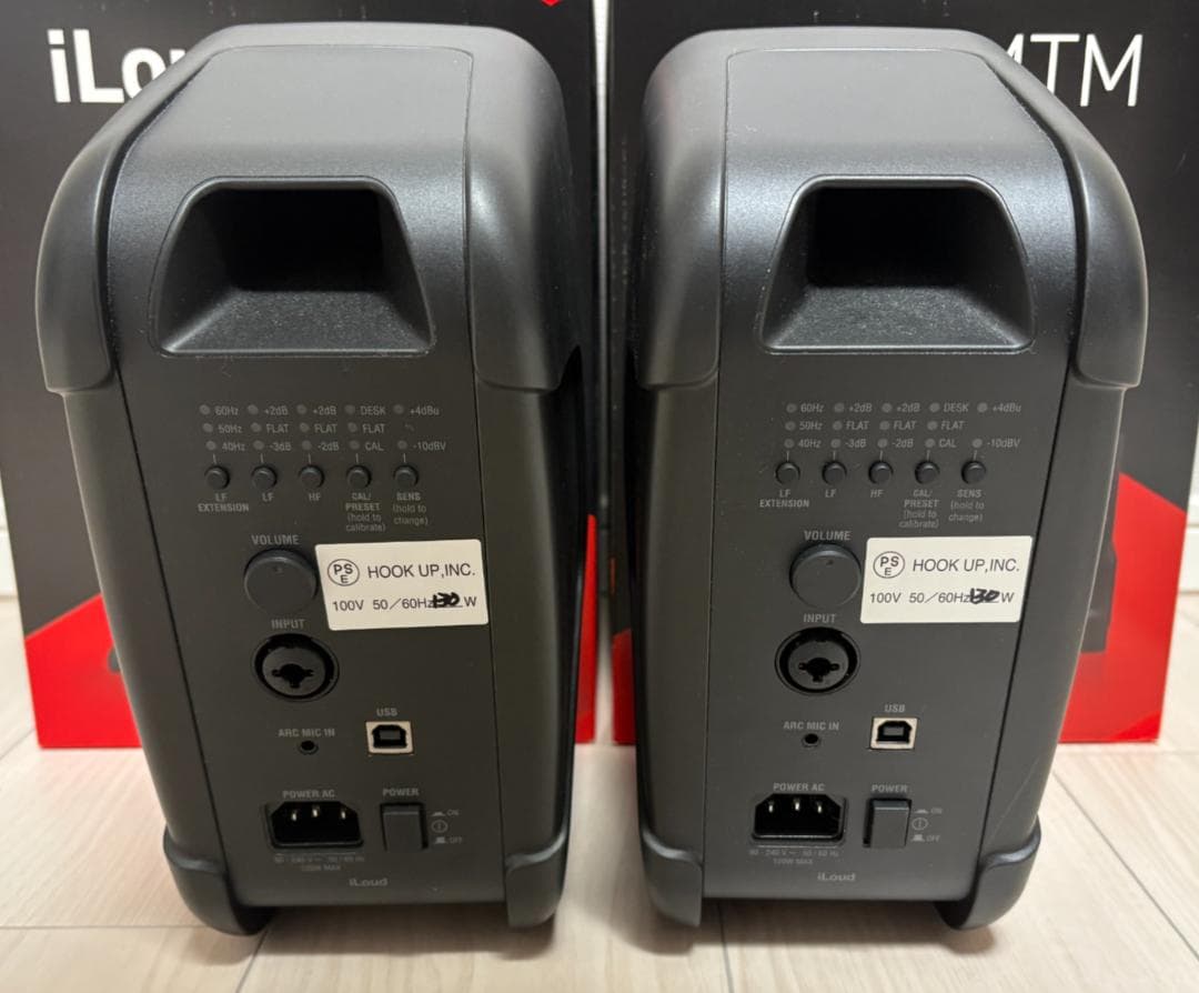 IK Multimedia iLoud MTM ブラック スピーカー ペア