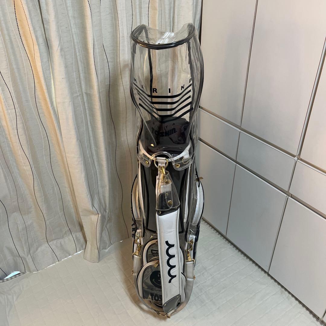 TOSHI MYT2 ゴルフバッグ・キャディバッグ クリア/ブラック