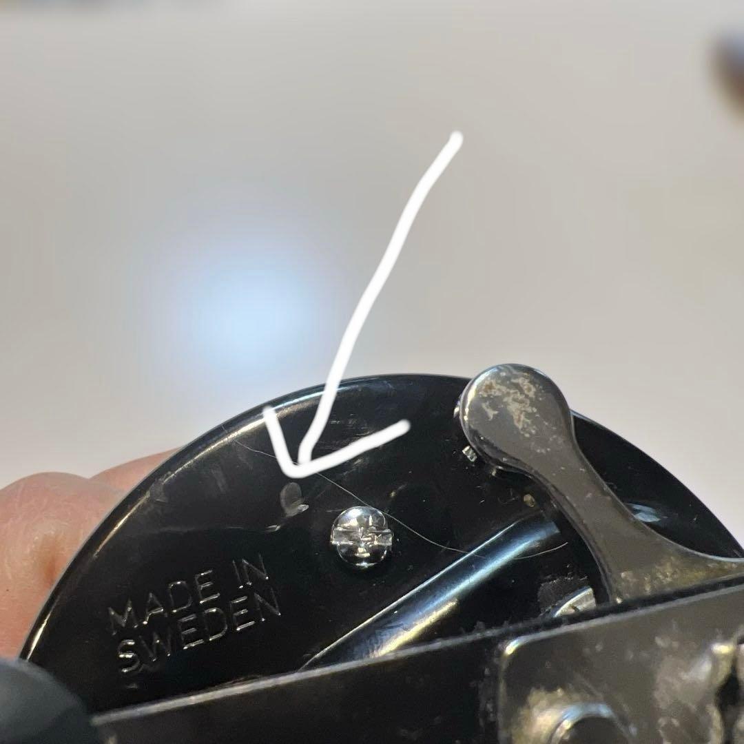 【美品】アブ アンバサダー 6600C 黒ベロ フットNO.070007