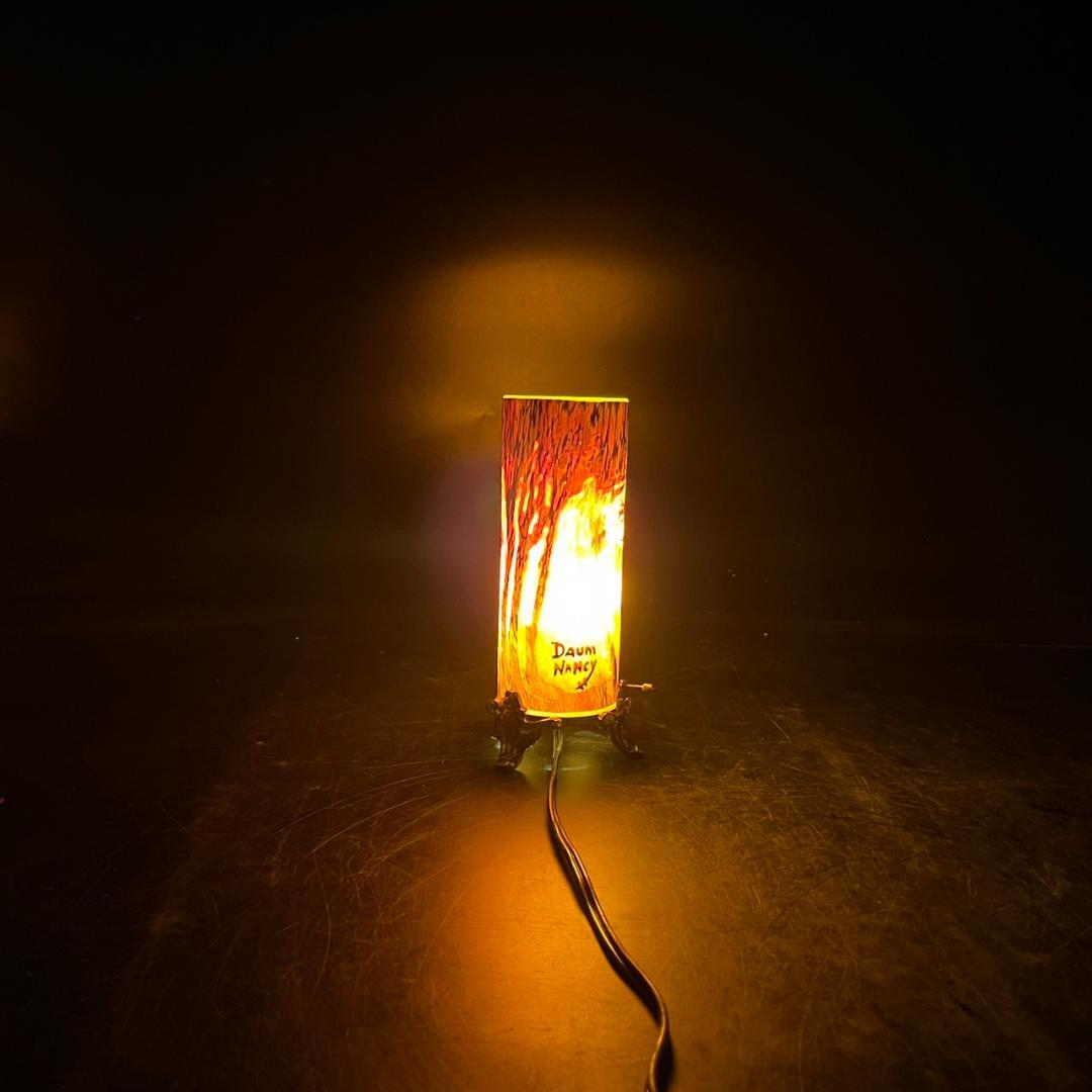 ドームナンシー　卓上照明　アンテルカレール　被せガラス　高さ18cm