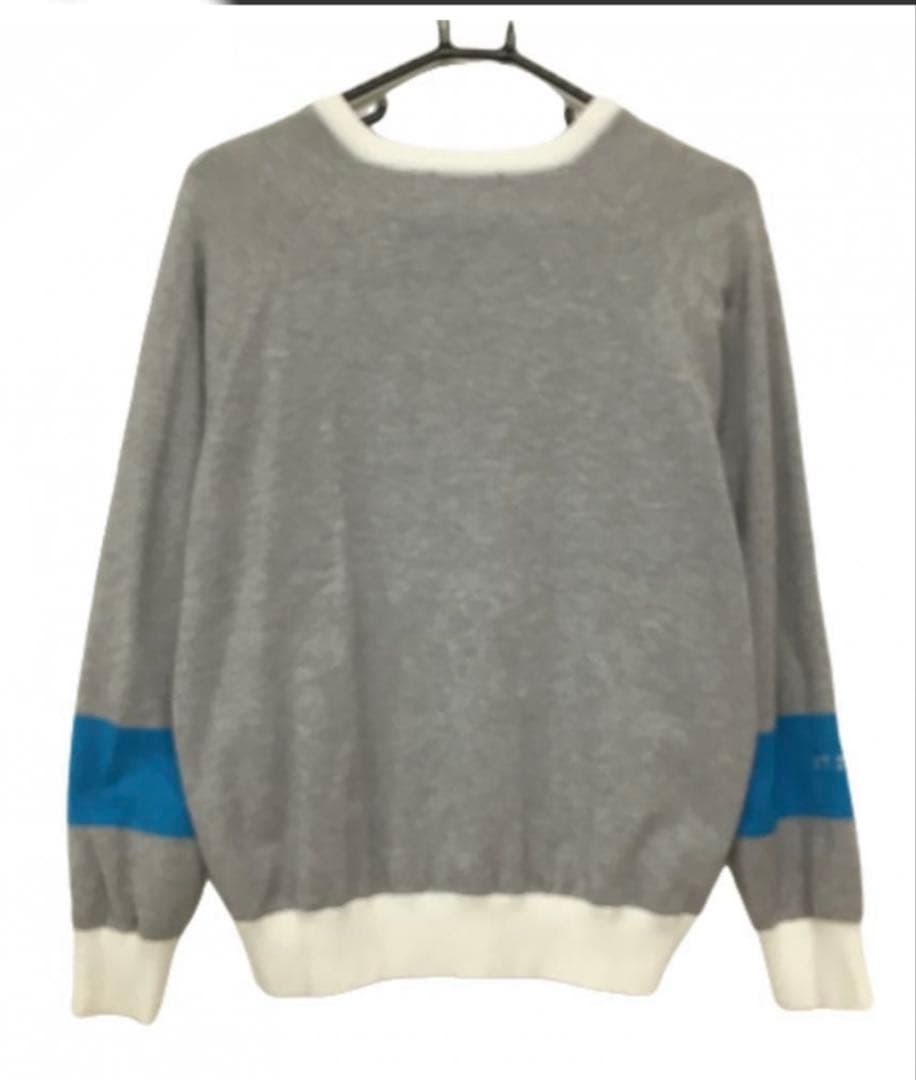 新品23区ゴルフ　レディーズ　Vネックセーター ホワイト　グレー　Mサイズ