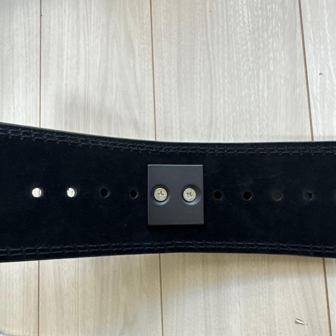 P.L.COLLEGE トレーニングパワーベルト 黒　Mサイズ