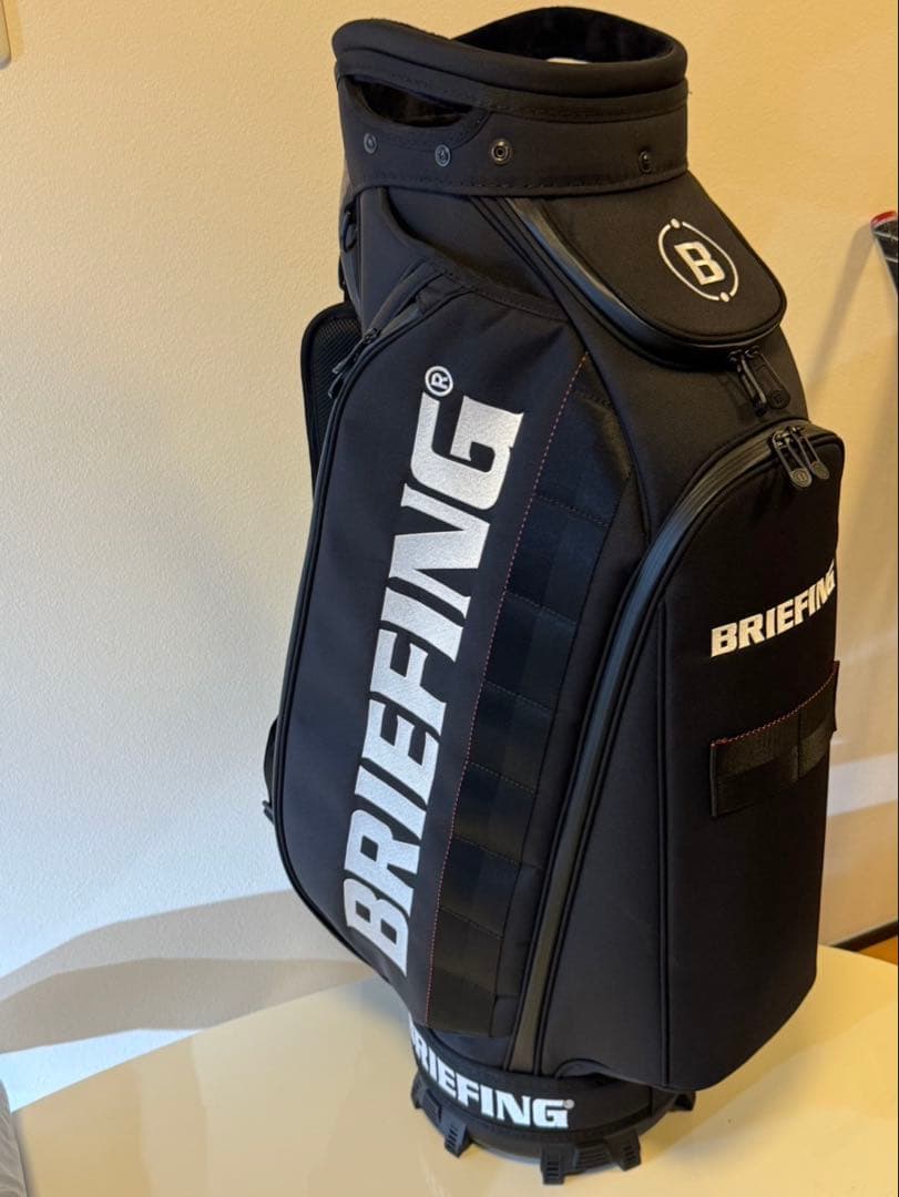 新作ブリーフィング　キャディバック　CR-3 03ブラック