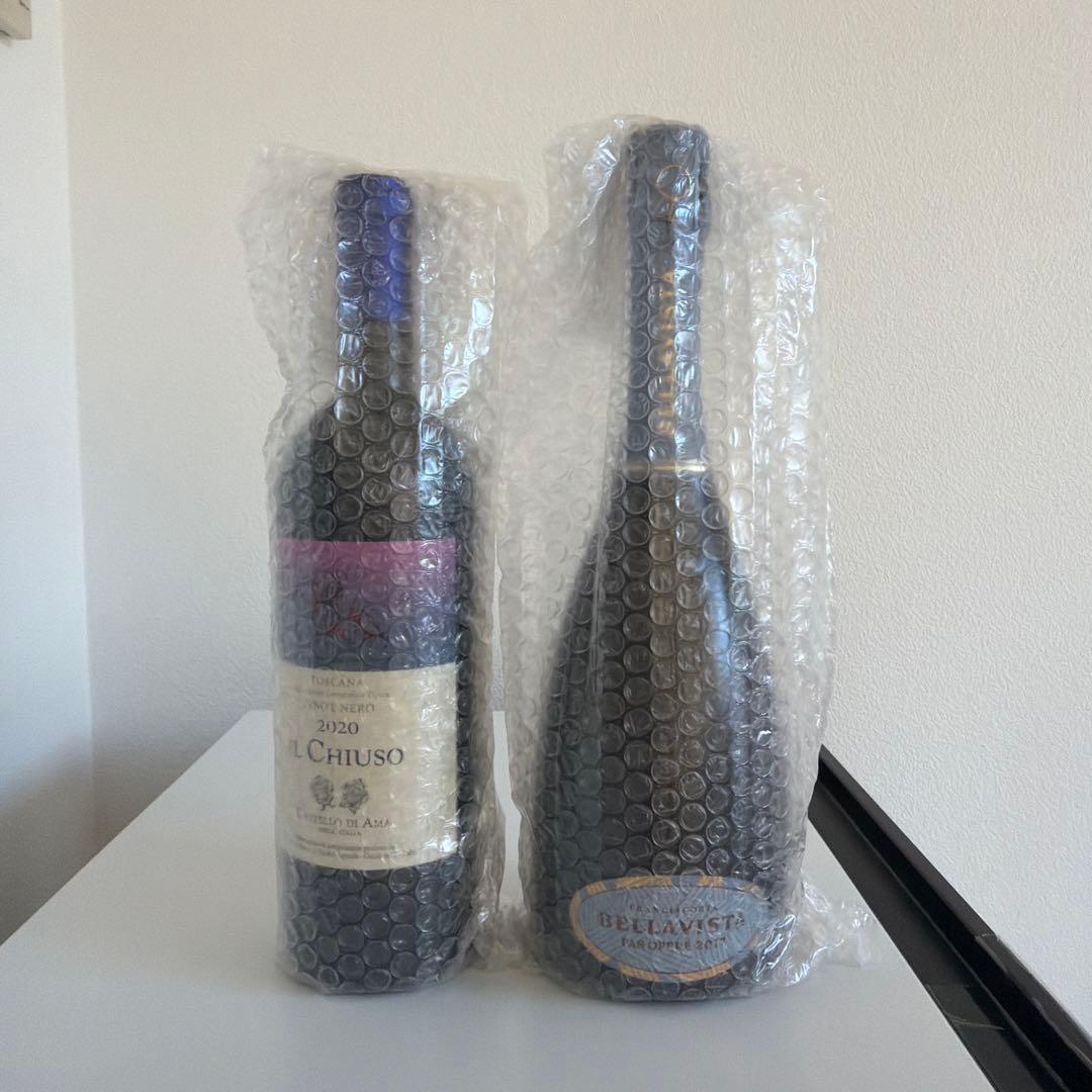 [新品未開封] エノテカ　BELLAVISTAシャンパン＆IL CHIUSO