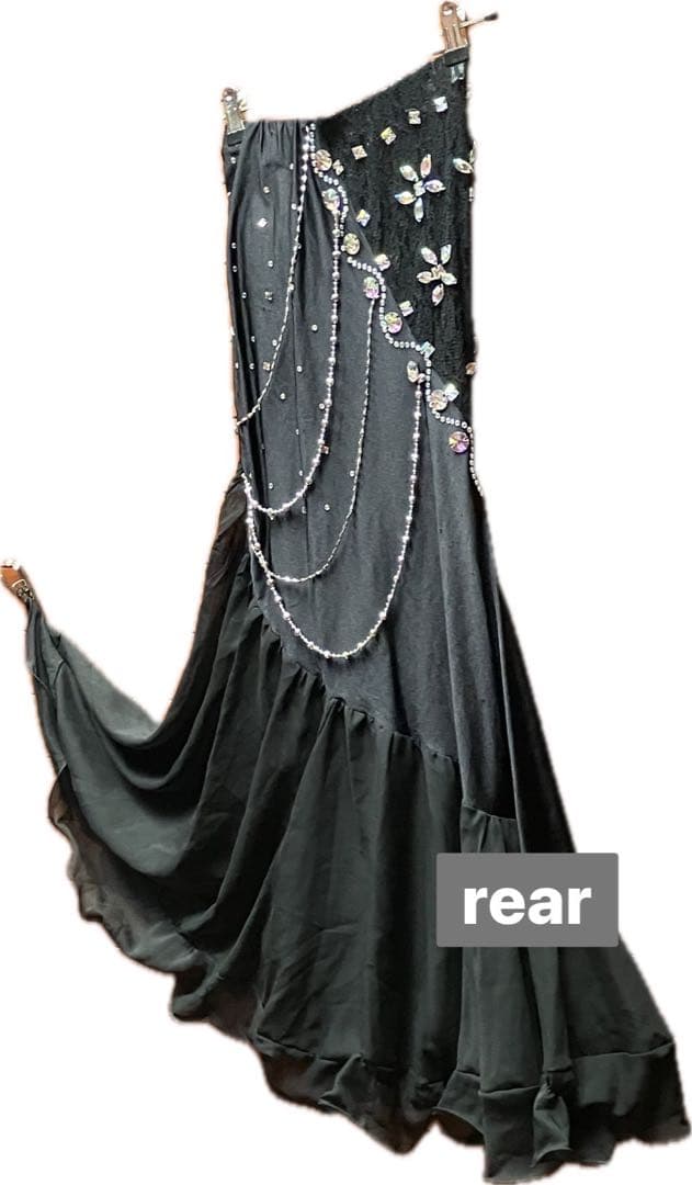 《ベリーダンス衣装 スカート》 ブラック