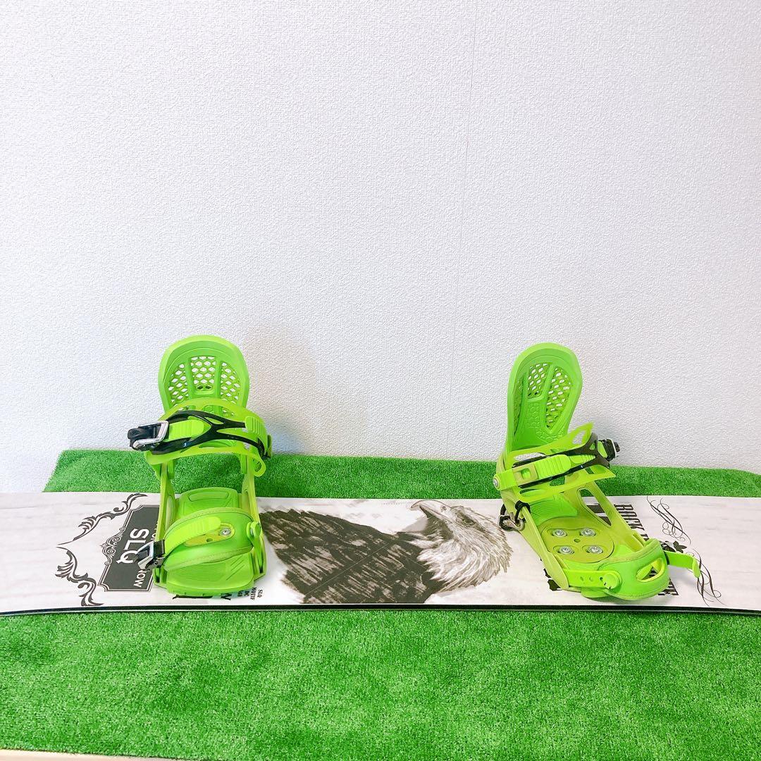 SLQ MOTIF スノーボード 148cm ビンディング Sサイズ 2点セット