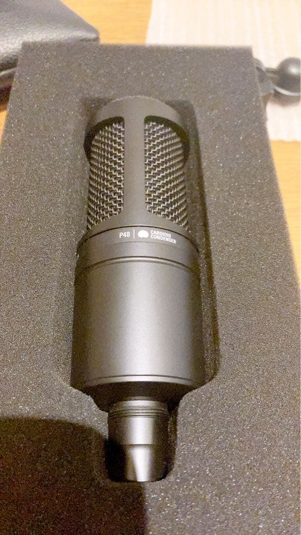 audio-technica AT2020 コンデンサーマイク ブラック