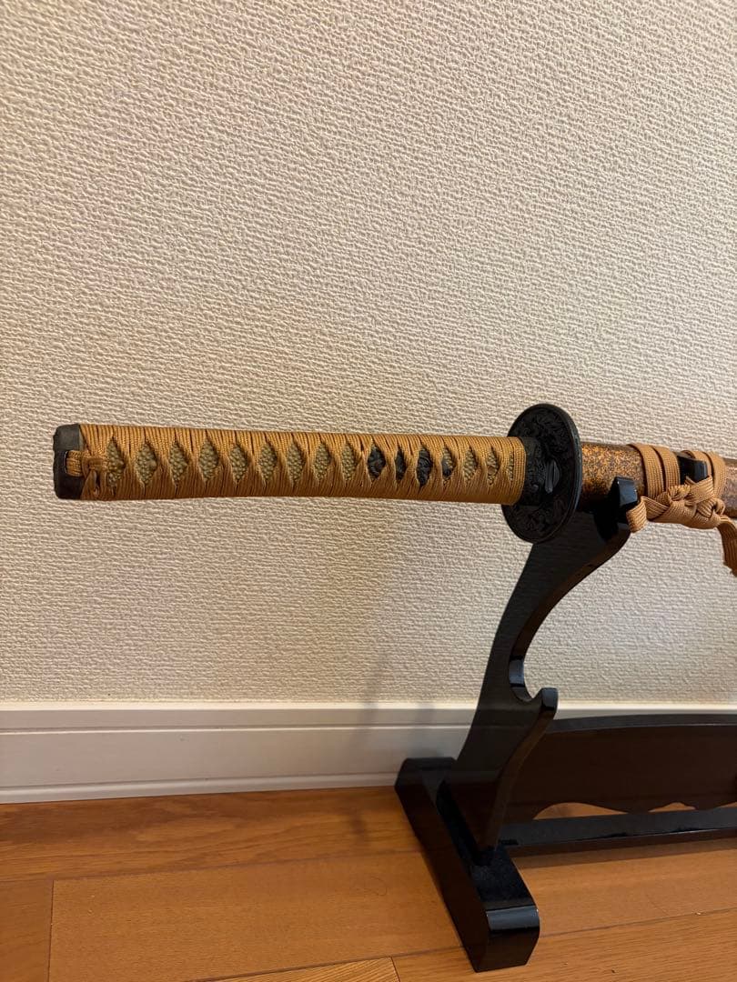 高級模造刀 金黎継 美術刀 台座付き（別型）