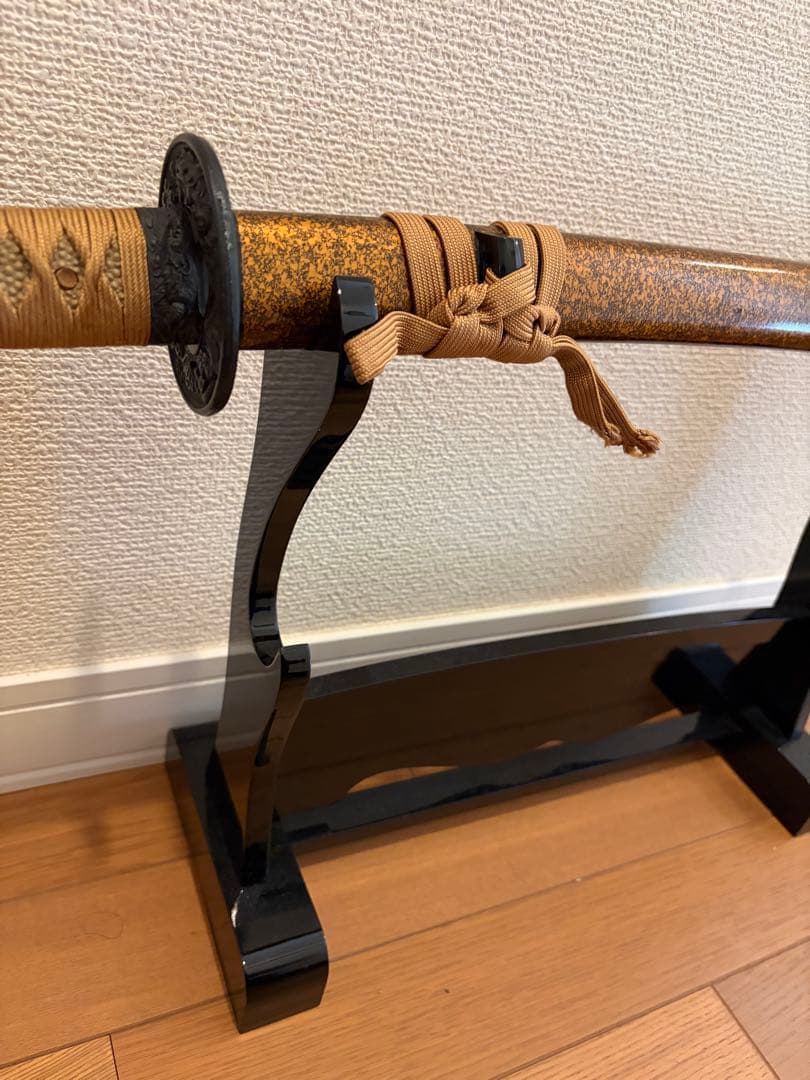 高級模造刀 金黎継 美術刀 台座付き（別型）