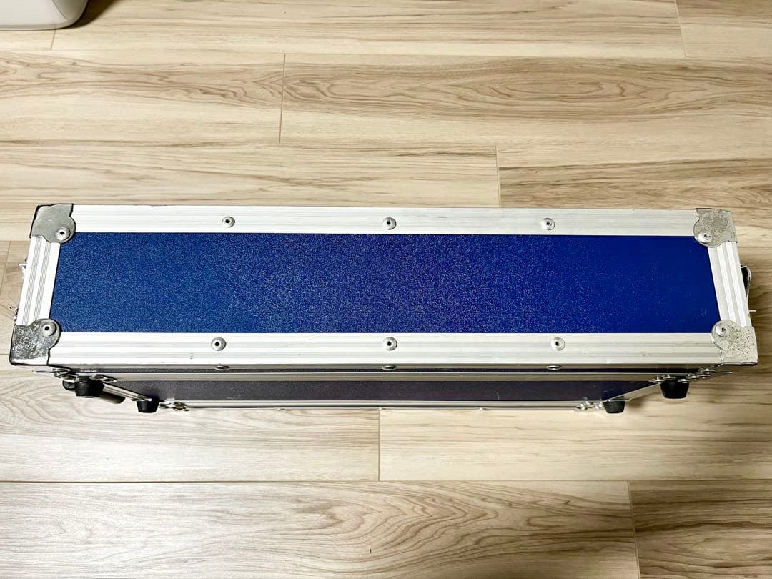 ラックケース 2U ショート・ハーフサイズ　ブルー・青色