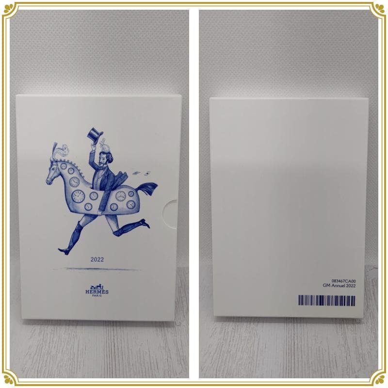 【すぐ届く】HERMES エルメス手帳レフィル '22 《GM》 1ブロック