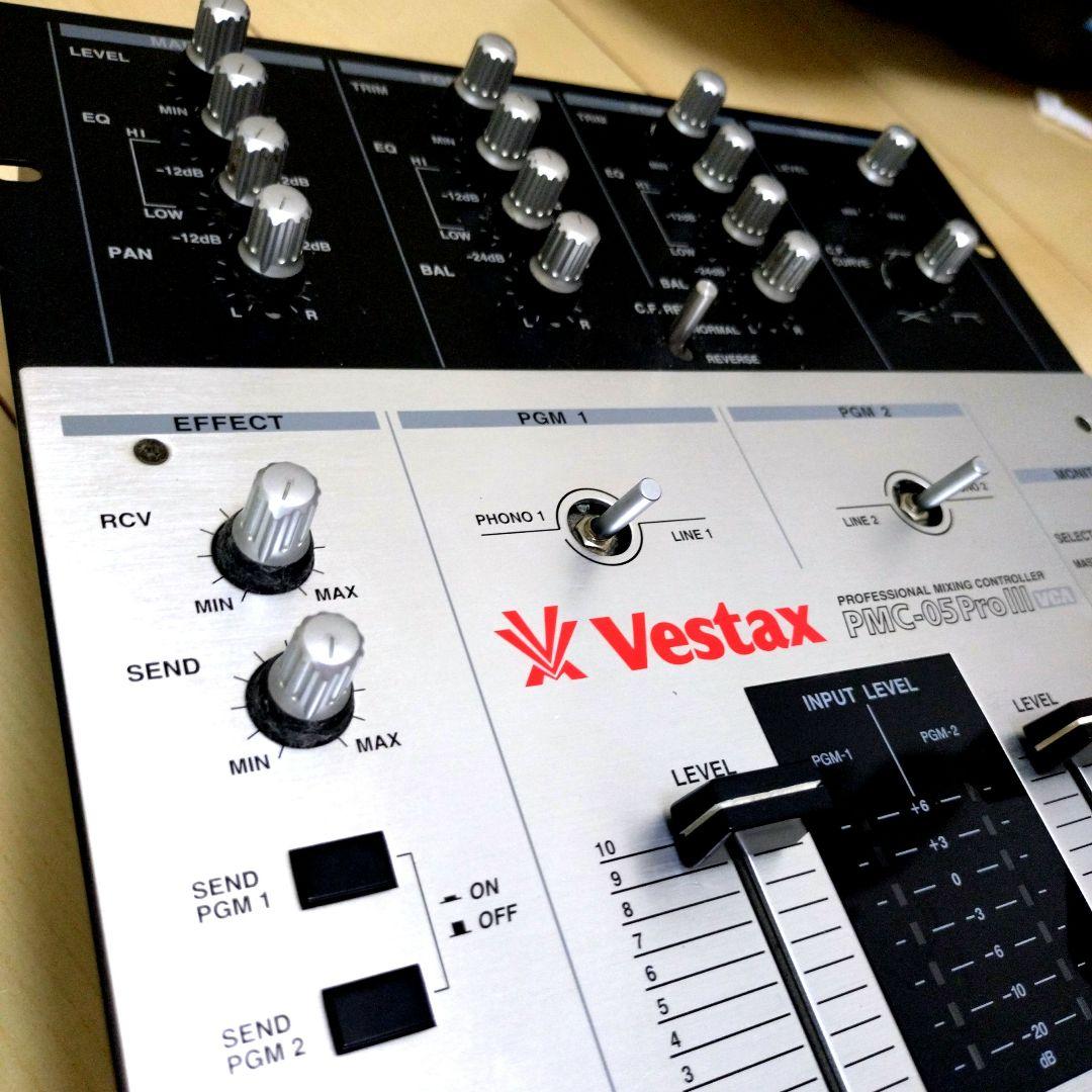 動作・通電・メンテ済 Vestax PMC-05Pro III DJミキサー