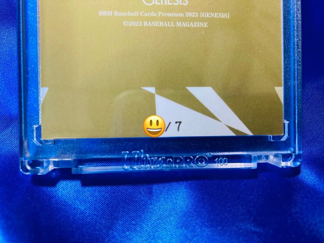 山本由伸　7枚限定　スーパーパッチ　BBM 2023 GENESIS オリックス