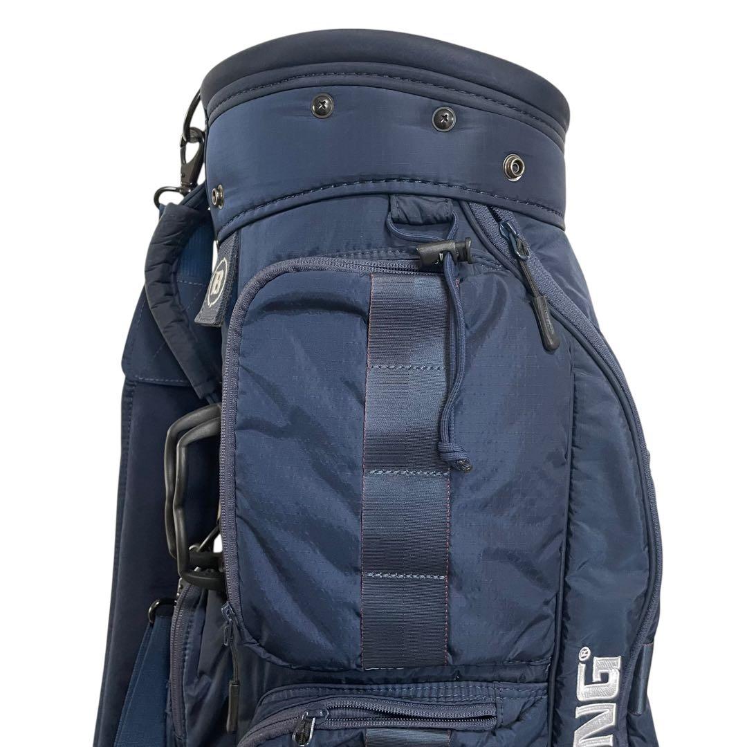 【極美品✨】BRIEFING 軽量 キャディバッグ CR-6 ネイビー ゴルフ