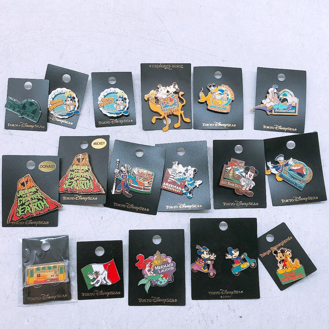 大量まとめ ディズニーリゾート 限定品 グッズ お土産 ピンバッジ ストラップ