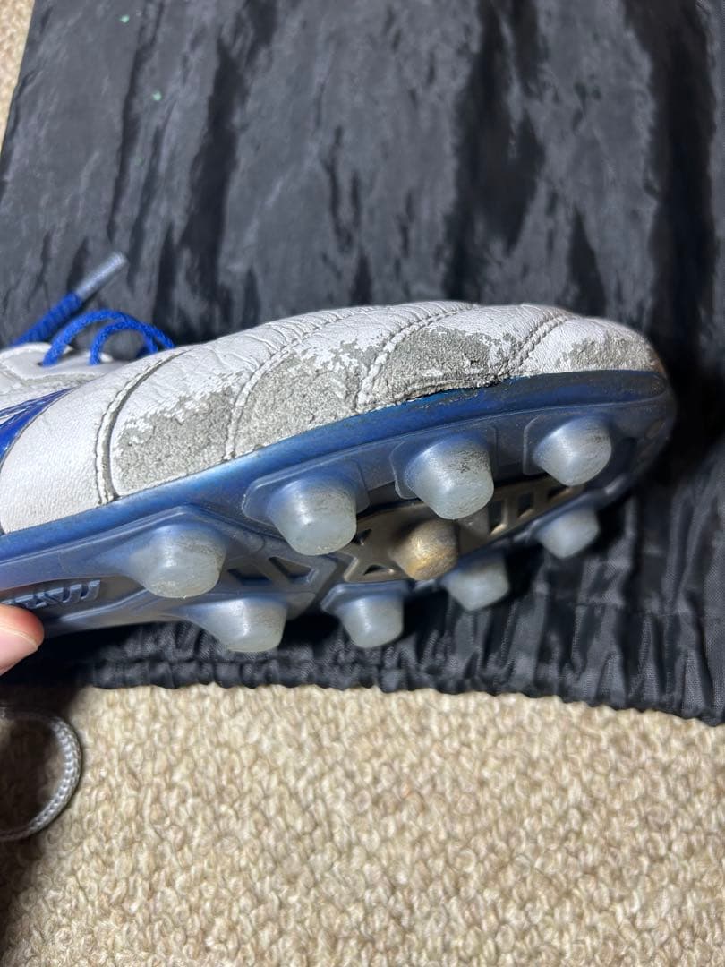 ミズノ モレリア2 JAPANホワイト/ブルー 【限定色】25.5cm