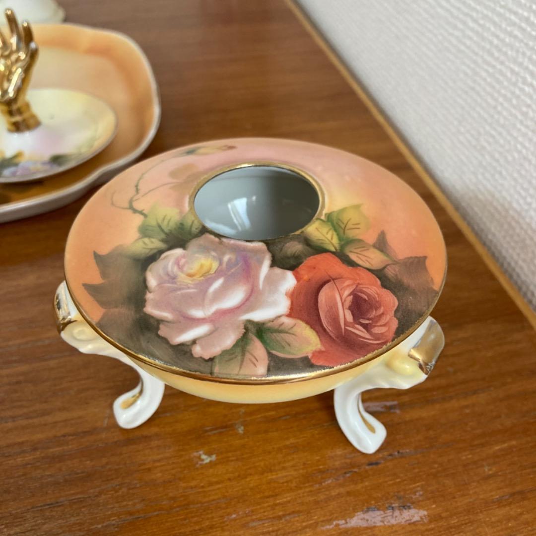 アールヌーボー　手描き　オールドノリタケ イギリス　ドレッサーセット