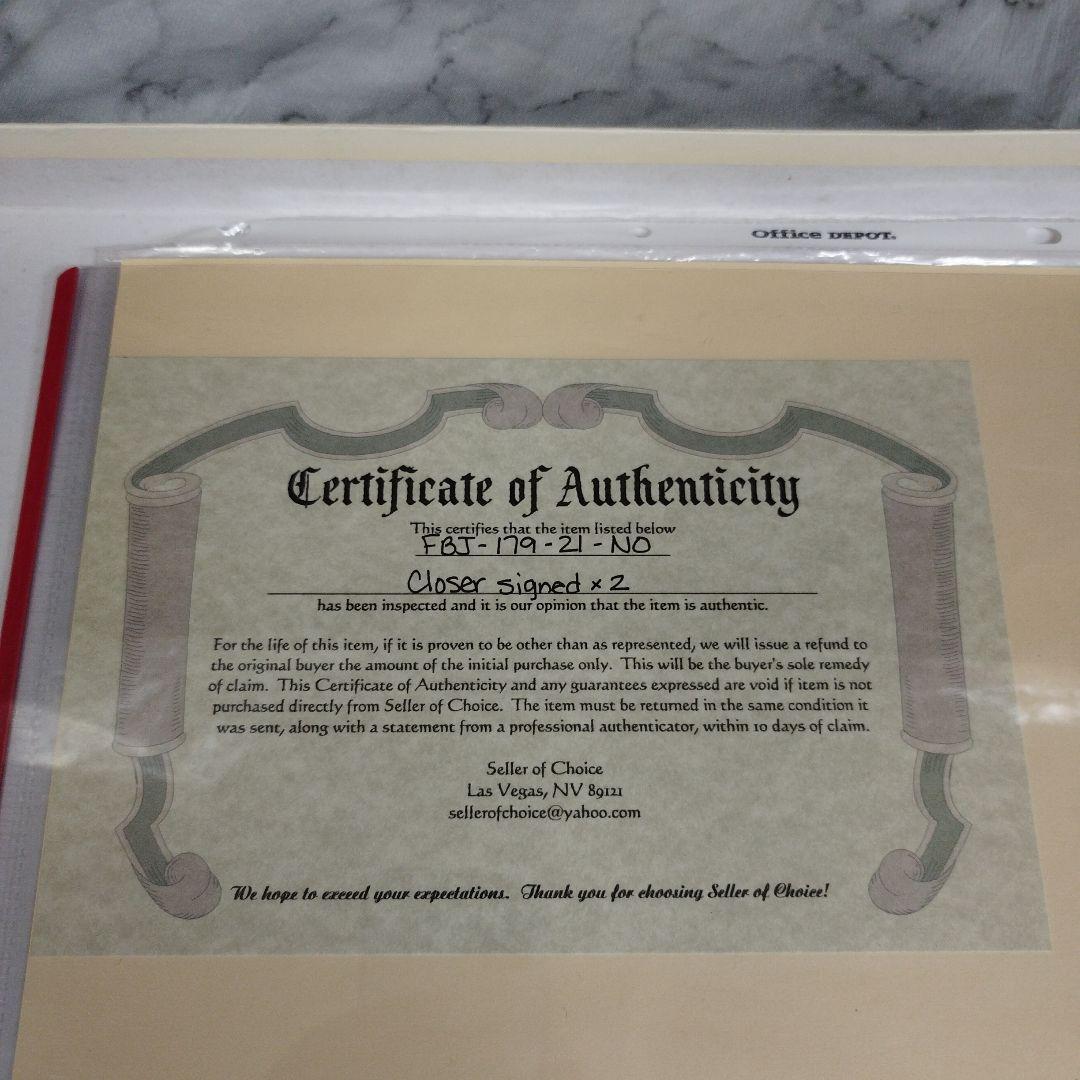 映画 クローサーナタリーポートマン&ジュード・ロウ　直筆サイン入り8Ｘ10フォト