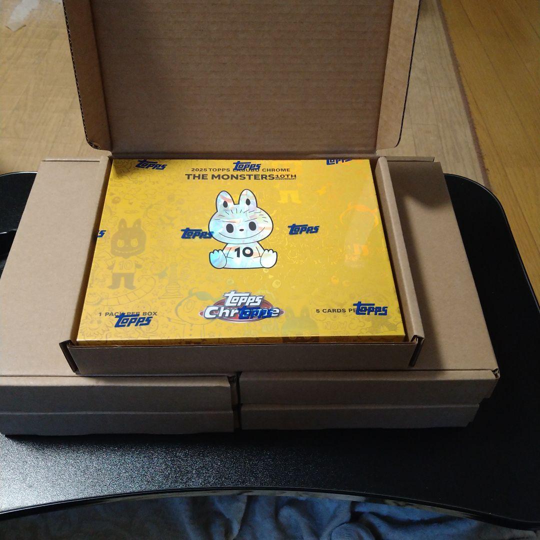 2025 Topps Chrome Labubu コレクション 5BOXセット