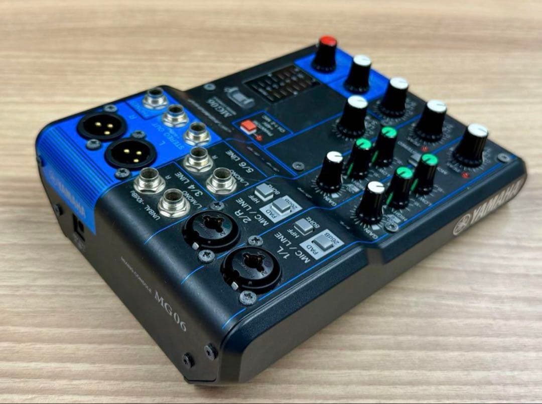 Yamaha MG06 6chアナログミキサー